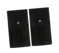 Healvian 2pezzi Organizer Gioielli Portatile in Materiale di Custodia da Viaggio per Orologi Borsa Piccola per Trasporto Orologi da Uomo e Donna