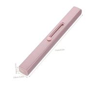 Healvian 2pezzi Pennello Per Labbra Retrattile e Applicatore Per Rossetto Strumento Per Labbra Compatto Cappuccio Protettivo Design Materiale Qualità Viaggio Riporre Nella Trousse