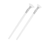 Healvian 2pezzi Pennello per Ombretto Grande Setole Morbide Pennello per Trucco da Donna Impugnatura Ergonomica Strumento per Applicazione Facile e Confortevole