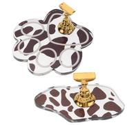 Healvian 2pezzi Per Unghie Acrilico Portatile Base Per e Esposizione Unghie Per Del Nail Art e Principianti Con Design Stabile e Sicuro Per Esercitarsi e Mostrare Opere Manicure
