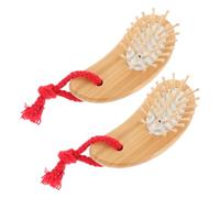 Healvian 2pezzi Pettini Per Pettine Massaggiante Per Pettine Smoothing Portatile Per Compleanni e