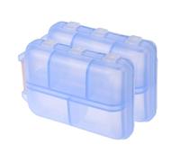 Healvian 2pezzi Porta Pillole da Viaggio Piccolo Organizer Portatile Strati con Sezioni Trasparenti Contenitore per Medicinali Compatto per Borsa o Tasca