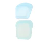 Healvian 2pezzi Porta Pillole in Silicone Tascabile Organizer Trasparente per Medicinali Sacchetti Riutilizzabili per Viaggio Confezione Leggera per Pillole