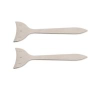 Healvian 2pezzi Righello Per Sopracciglia in Acciaio Inossidabile Per Occhi Strumento Di Misurazione Di Precisione Stencil Per Cavità Oculari Della Distanza Pupillare Per Applicatore Di