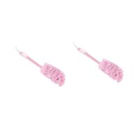 Healvian 2pezzi Spazzola Da Bagno Con Manico Lungo Rete Colorata Esfoliante Per Doccia Scrubber Morbido e Resistente Per Pulizia Completa Della Rosa