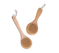 Healvian 2pezzi Spazzola Da Bagno Manico Lungo Setola Comoda Spazzola Da Doccia Per Schiena Scrub Corpo Per Uso Domestico e Viaggio