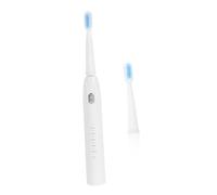 Healvian 2pezzi Spazzolino Elettrico Con Ricarica Usb e Velocità Spazzolino Setole Morbide Per Pulizia Completa Dei Denti Gengive Timer Automatico Di Minuti Per Igiene Ottimale Bianco