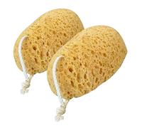 Healvian 2pezzi Spugna Esfoliante Per e Bagno Spugna Per Corpo Materiale Naturale Per Rimuovere Le Cellule Morte e Creare Morbida Perfetta Per La Della e Facile Da Conservare