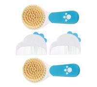 Healvian 2set Spazzola e Pettine per Ragazzo Ragazza Ragazza Setole Morbide per Cura Capelli Ragazzo Pettine Setola per Pulizia Cuoiocapelluto per Registri e Cura Primi Giorni