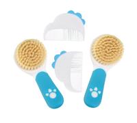 Healvian 2set Spazzole Morbide Per Ragazzo Ragazza Ragazza Pettine Per Cura Dei Capelli Del Ragazzo Spazzola Per Crosta Del Capelluto Kit Per Toelettatura Delicata Regalo Per Lista Nascita