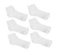 Healvian 3 Paia Copertura Protettiva per Strumenti da Manicure Bianco Design a Bocca Piatta, Taglia e Funzione Anti-uv per Sessioni di Pedicure Art
