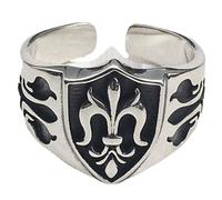 Healvian 3 Pezzi Anello Di Ancoraggio Gioielli Goth Anelli Punk Per Uomo Gli Uomini Suonano Gioielli Anelli Punk Gli Uomini Suonano La Moda Acciaio Al Titanio Argento