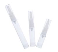 Healvian 3 Pezzi Barattoli Vuoti per Crema con Pompa Airless Contenitori Trasparenti per Viaggio Mini Bottiglie per Lozione e Cosmetici