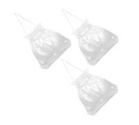 Healvian 3 Pezzi Borsette Sposa in Raso con Bianche Eleganti per Matrimonio Pochette Piccole per Denaro e Buste Borse Sposa Compatte e Resistenti per Damigelle e Cerimonie