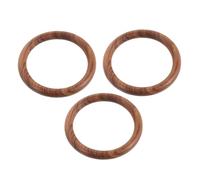 Healvian 3 Pezzi Bracciale in Legno Vintage Finitura Naturale Lucida e Continuità senza Giunture, Stile Bohemien Minimalista per Esposizioni Culturali e Incontri Casuali