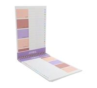 Healvian 3 Pezzi Daily Checklist Notepad A5 senza Data, 52 Fogli, Porpora, To Do List Planner e Task List Notepad per Casa e Ufficio, per Professionisti e Studenti