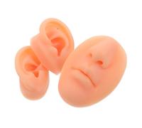 Healvian 3 Pezzi Di Caratteristiche Facciali Simulate Parti Del Corpo In Silicone Per Piercing Al Corpo Per Orecchie Per Orecchie In Silicone Morbido