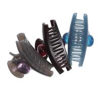 Healvian 3 Pezzi Di Forcine Trasparenti Colorate Per Capelli Fermagli Per Capelli Fermagli Grandi Decorativi Facili Da Usare Con Artiglio