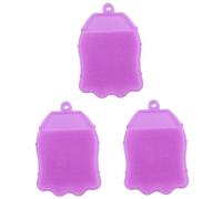 Healvian 3 Pezzi Dispenser per Spazzola da Bagno per Bambini Spazzola per La Pulizia del Viso in Silicone Strumento per Esfoliante per Il Corpo