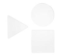 Healvian 3 Pezzi Gel Press Printing Plate Riutilizzabile in Silica Gel per Monoprinting, Piastra Rettangolare Antiaderente per Artisti, DIY Art Crafts e Scrapbooking