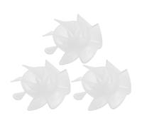 Healvian 3 Pezzi Girante in Plastica per Asciugacapelli Portatile Design Centrifugo, Pala Ventilatore di Ricambio per Riparazione Fai da Te Protezione Uniforme dal Calore e Riduzione Rumore