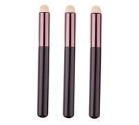 Healvian 3 pezzi Pennelli Trucco Labbra Multiuso per Rossetto Correttore e Gloss Professionale Portatile Sfumino Mini per Make Up Preciso