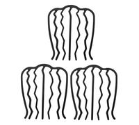 Healvian 3 pezzi Pettini Laterali per con Denti Clip Fermacapelli per Styling Solido e Confortevole Accessori Resistenti per Tutti i Tipi e Colori di