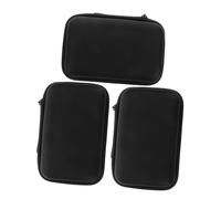 Healvian 3 pezzi Pochette Piccole con Cerniera per Strumenti Bellezza Organizer Compatto per Pinzette Nail Art e Extension Ciglia Custodia Resistente per Viaggi e Trucco