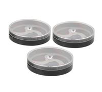 Healvian 3 Pezzi scatola orologi per orologi da cassa dell'orologio valigetta dell'orologio plastica Trasparente