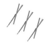 Healvian 3 Pz Forcina barrette forcine fermacapelli headband hairpin bobby fermagli per con strass decorazioni per con strass accessori per con diamanti oro Silver