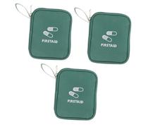 Healvian 3 Pz Mini Kit Di Pronto Soccorso Mini Borsa Di Pronto Soccorso Organizzatore Di Pillole Da Viaggio Custodia Conservazione Panno Oxford Piccola Borsa Medicinali Viaggiare