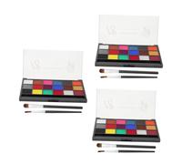 Healvian 3 Scatole Kit Pittura per Volto Solubile Colori per Cosplay e Eventi Teatrali Facile Applicare e Lavabile Adatto Età