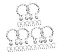 Healvian 3 set Anelli Con Bracciale A Campana Anelli A Campana Unici Vintage Da Donna Gioielli Decorativi Creativi Regolabili Per Donna Anello 8 pezzi*3