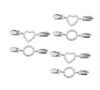 Healvian 3 Set Fibbia Di Scialle D'amore Rotondo Clip Di Strass Scialle Donna Fermaglio Per Scialle Fermaglio Per Coprispalle Fermagli Per Scialle Di Strass Spilla Da Cardigan 2 Pezzi*3