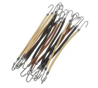 Healvian 30 Pezzi Elastici con Doppio Gancio per Fermacoda Elastici Resistenti per Acconciature Sicure Adatti Tutti i Tipi per Cavallo Chignon e Treccie