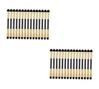 Healvian 30 pezzi Pennelli Ombretto Doppia Punta Portatile per Make Up Morbidi Applicatori per Occhi Leggeri e Delicati Sulla per Viaggi e