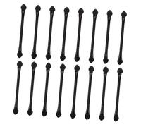 Healvian 30pezzi Spugne Pennelli per Ombretto Doppia Estremità Applicatori per Ombretto Eyeliner Glitter Pennelli per Labbra e Trucco Delicate sulla Non Danneggiano Occhi Strumenti