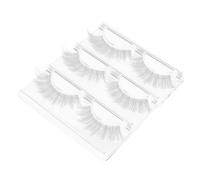 Healvian 3paia Fake Eyelashes for Festivals Lightweight Artificial Lashes for Party Makeup Comfortable and Reusable Eye Lashes