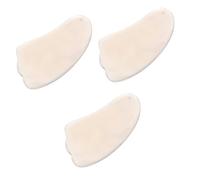 Healvian 3pezzi Agate Scraping Board Massaging Tool Ergonomic Design for Full Body Massage Natural Stone Gua Sha Board for and Skin Nourishment