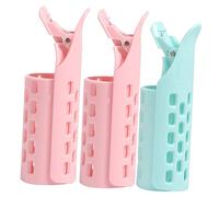 Healvian 3pezzi Bigodini Manuali Per Capelli Strumenti Styling Ricci Abs Portatile Parrucchieri Centri Estetici Uso Facile Capelli Lunghi Corti Non Danneggia Acconciature Pochi Minuti