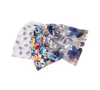 Healvian 3pezzi Cappello Da Notte Per Donne Satin Stampa Cappello Da Letto Comodo Per Dei Per Casa e Relax Colori Variegati