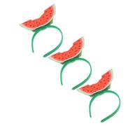 Healvian 3pezzi Cerchietto per Capelli Forma di Anguria Accessori per Capelli Estivi alla Moda Cerchietto Forma di Frutta per Donna Adatto per Eventi all Aperto e Costumi da Ballo