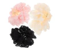 Healvian 3pezzi Fermaglio Per Capelli Artigli Bianco Rosa e Nero Accessori Per Capelli Spessi Fermaglio Mascella Sicuro Stile Quotidiano e Occasioni Speciali