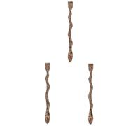 Healvian 3pezzi Grattaschiena Legno Forma Di Serpente Strumento Per Alleviare Prurito Manico Pratico Per Raggiungere Ogni Angolo Della Schiena Per Uso Quotidiano