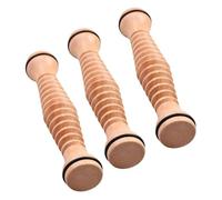 Healvian 3pezzi Rullo Massaggiante Per Piedi in Legno Per Piedi Rilassa i Canali Energetici e Favorisce Circolazione Sanguigna