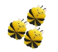 Healvian 3pezzi Spugna da Bagno Forma di Ape Morbida e Delicata da Design Accattivante Generatore di Schiuma Abbondante per Bagni dei Ragazzo Ragazza Piccoli e Giochi da Bagno