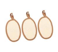 Healvian 3pezzi Spugna Di Luffa Per Doccia Dischi Di Spugna Di Luffa Scrub Esfoliante Per Corpo Da Bagno Dischi Di Cordino Per Pulizia Del Corpo Creazione Di Ricca