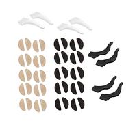 Healvian 3sets Cuscinetti Nasali Silicone Antiscivolo Per Occhiali Comfort e Stabilità Per Attività Sportive e Quotidiane Design Leggero e Pratico Compatibile Con Vari Modelli Di Occhiali