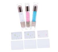 Healvian 3sets Timbri per Unghie in Silicone Kit di Stampe per Manicure Strumento per Nail Art Timbro per Unghie French