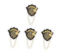 Healvian 4 Paia Spalline Sulle Spalle Gioielli Sulle Spalline Delle Spalle Spalline Vintage Sulle Spalle Uomini Spalline a Catena Spalla Spalline Retrò Sulle Spalle Tessuto